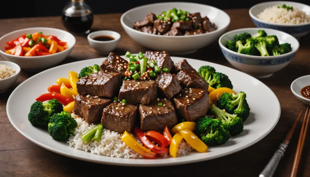boeuf au soja