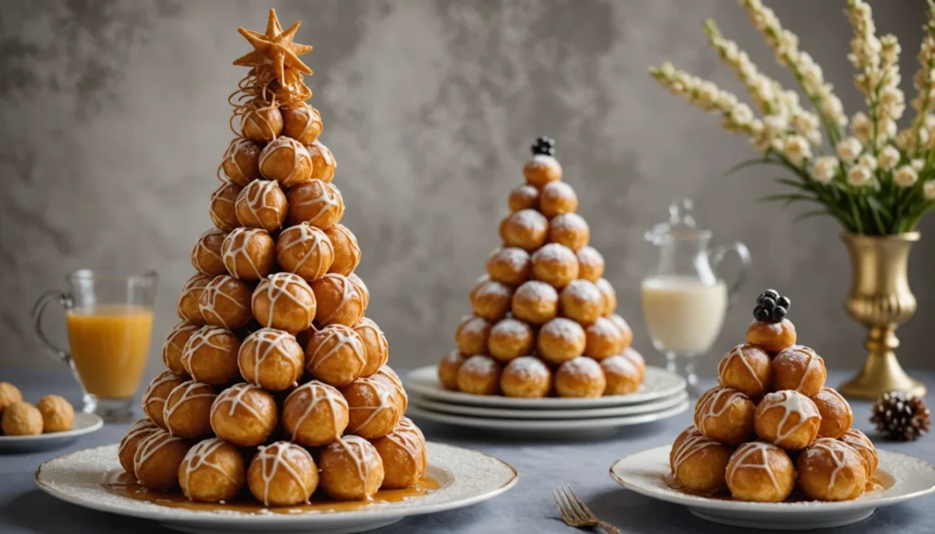 pièce montée en choux pour anniversaire